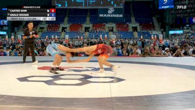 113 lbs Champ. Rd Of 32 - Carter Shin, VA vs Analu Woode, HI