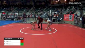 76 lbs Consolation - Lander Bosh, Sanderson Wrestling Academy vs Brock Johnson, Paola WC