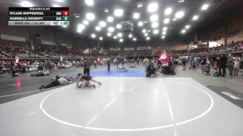 116 lbs Quarterfinal - Ryland Huppenthal, Brighton WC vs Gabriella Doughty, Gladiator Wrestling Academy