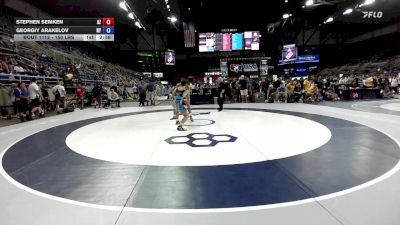 150 lbs Cons. Rd Of 64 - Stephen Semken, AZ vs Georgiy Arakelov, NY