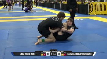 Maximilian John Anthony Hanson vs Logan Walker Smith 2026 Pan IBJJF Jiu-Jitsu No-Gi Championship