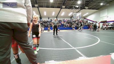 66 lbs Rr Rnd 1 - Mayzie Smith, Wagoner Takedown Club vs Harper Sampson, Coweta Tiger Wrestling