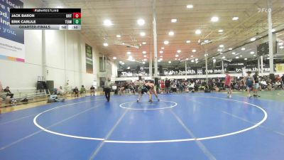 134 lbs Quarterfinal - Jack Baron, Grit Mat Club Blue - HSC vs Erik Carlile, Team Diamond Fish - HSC
