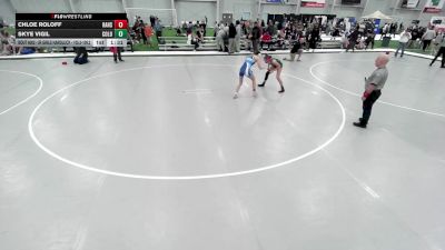 JR GIRLS HARDLUCK - 105.2-109.2 Champ. Round 1 - Skye Vigil, Colorado vs Chloe Roloff, Reedsburg Area High School Wrestling