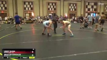 130 lbs Quarterfinals (8 Team) - Braylon Gonzalez, BK ELITE vs Jimmy Sloan, Revival Blue