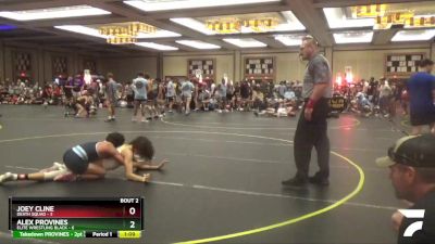 125 lbs Quarterfinals (8 Team) - ALEX PROVINES, Elite Wrestling Black vs Joey Cline, Death Squad