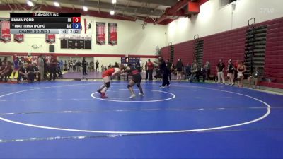 145 lbs Champ. Round 1 - Emma Ford, Sierra College vs Mattrina Ifopo, Santa Ana College