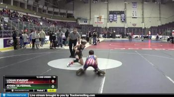 78 lbs Round 1 - Logan Kvassay, Johnson City Wrestling Club vs Ayden Silvernail, Williamson