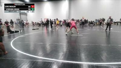 129 lbs Semifinal - Stephen Cross, Precision Wrestling Academy vs Luke Mealer, Guerilla Wrestling Academy