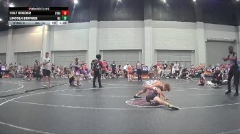 78 lbs Round 7 (8 Team) - Lincoln Brower, Mat Assassins vs Colt Roeder, Backyard Brawlers Gold