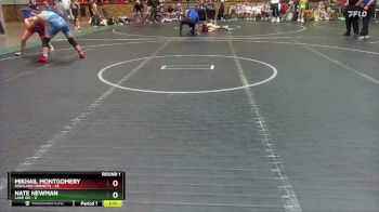 110 lbs Round 1 (4 Team) - Mikhail Montgomery, Highland Hornets vs Nate Newman, Lake WC
