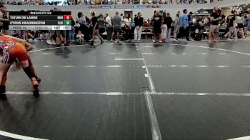 72 lbs Round 3 (10 Team) - Cyrus Headrington, Florida Scorpions vs Tatum De Lange, Panhandle Pitbulls