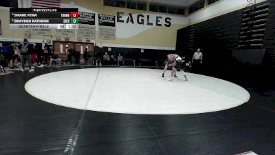 150 lbs Quarterfinal - Shane Ryan, Trumbull vs Brayden Rathbun, Enfield