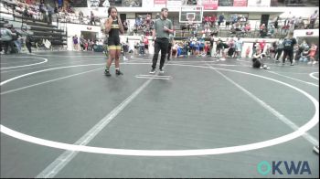 131-HWT lbs Rr Rnd 2 - Josh Riley, Chickasha Youth Wrestling vs Kiya Hartfield 3, OKC Saints Wrestling