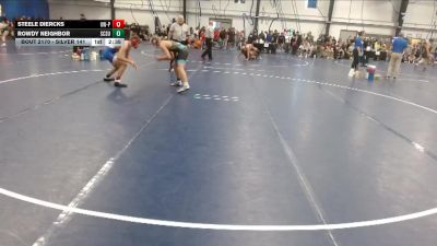 Silver 141 lbs Quarterfinal - Rowdy Neighbor, St. Cloud State vs Steele Diercks, Wisconsin-Platteville