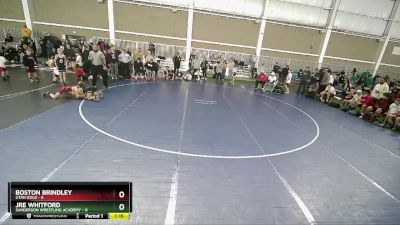 77 lbs Round 1 (4 Team) - Boston Brindley, Utah Gold vs Jre Whitford, Sanderson Wrestling Academy