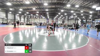 170 lbs Rr Rnd 3 - Harris Meekhof, Michigan Grapplers Orange vs Vicente Granada, GNWC Blue