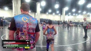 106 lbs Round 4 (6 Team) - Cameron Schofield, Franklin Black & Blue vs Omran Ghuneim, Team STL White