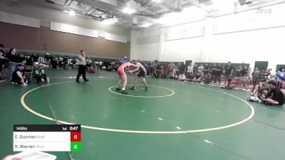 145 lbs Consi Of 16 #2 - Eddie Guzman, Chaffey vs Kyle Warren, Upland