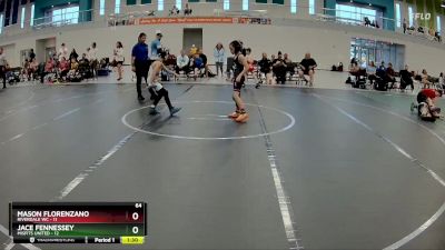 64 lbs Round 2 (6 Team) - Jace Fennessey, Misfits United vs Mason Florenzano, Riverdale WC