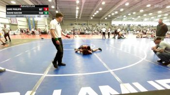 150 lbs Rr Rnd 1 - Jake Philips, Mat Warriors Stars vs David Bacon, Team Germantown