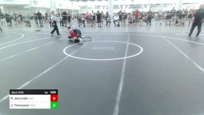 122 lbs Quarterfinal - Rambo Jacuinde, Ceres Pups WC vs Josiah Thompson, Central Coast Most Wanted