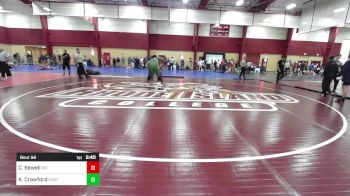 285 lbs Round Of 16 - Christian Sewell, Rhode Island College vs Keonta Crawford, Castleton