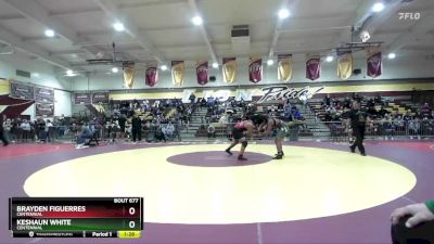 190 lbs Semifinal - Keshaun White, Centennial vs Brayden Figuerres, Centennial