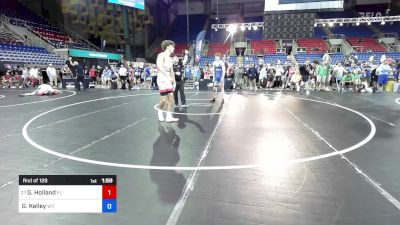 165 lbs Rnd Of 128 - Gunner Holland, FL vs Graison Kelley, WY