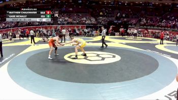 D1-165 lbs Cons. Round 2 - Gabe McNally, Oregon Clay vs Matthew Chalkwater, No. Olmsted