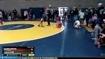 84 lbs 1st Place Match - Gloria Reeves, Washington vs Logan Choi, Cherry Creek Wrestling Club