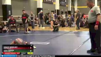 52 lbs Placement - Lila Carson, Badger Girls vs Grace Nedelsky, Missouri Gold