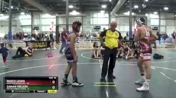 112 lbs Round 5 (6 Team) - Danan Nelson, Untouchables White vs Rosco Lewis, Backyard Brawlers
