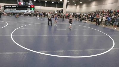 98 lbs Champ. Rd Of 32 - Chase Winkle, Best Trained Wrestling vs Logan Myers, Perry Meridian Wrestling Club