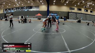 127 lbs Round 2 - Emery Gibson, Unattached vs Lauren Samuel, Capital City Wrestling Club