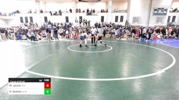 113 lbs Consi Of 16 #1 - Michael Joyce, Pembroke vs Saylen Soares, Taunton