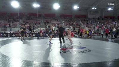 110 lbs Champ. Round 2 - Kendyll Salyer, The Barn Athletic Club LLC vs Chloe Kemmerlin, Clarksville High School Wrestling