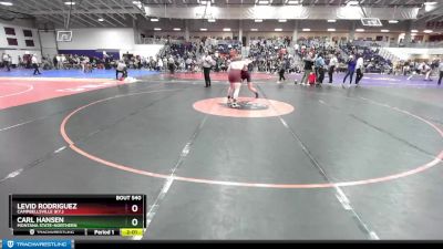 197 lbs Champ. Round 3 - Levid Rodriguez, Campbellsville (Ky.) vs Carl Hansen, Montana State-Northern