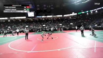 80 lbs Cons. Round 1 - Barrett Braun, WEWA vs Finn Lockerby, PROA