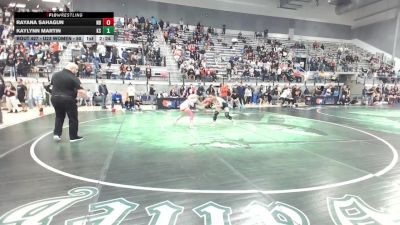 U23 Women - 50 lbs 7th Place Match - Rayana Sahagun, ND vs Kaylynn Martin, KS