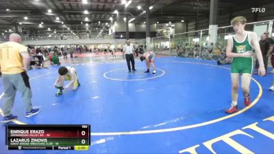 180 lbs Finals (2 Team) - Lazarus Zinovis, GREAT BRIDGE WRESTLING CLUB vs Enrique Erazo, SHENANDOAH VALLEY WC