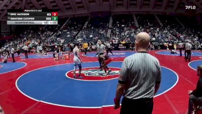 1A-120 lbs Quarterfinal - Graysen Cooper, Bremen vs Eric Jackson, McIntosh County Academy