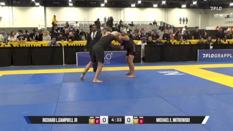 Michael E. Mitrowski vs Richard L.Campbell Jr 2025 World IBJJF Jiu-Jitsu No-Gi Championship