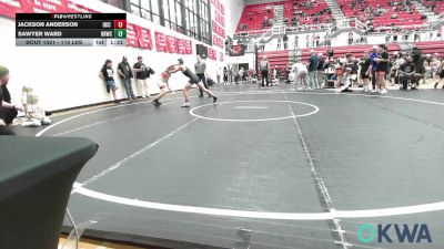 110 lbs Rr Rnd 2 - Jackson Anderson, OKC Saints Wrestling vs Sawyer Ward, Red Ryder Wrestling Club