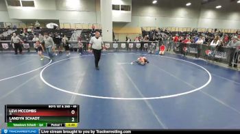 49 lbs Quarterfinal - Landyn Schadt, IA vs Levi McCombs, IA