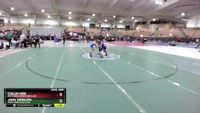 85 lbs Cons. Semi - Collin Kirk, Buccaneer Wrestling Club vs John Weinlein, Wave Wrestling Club