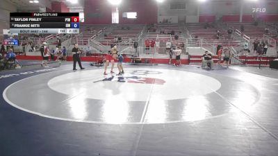 144 lbs Cons. Semis - Taylor Finley, Patton Trained WC vs Frankie Nitti, Izzy Style Wrestling