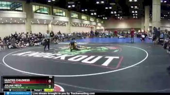 152 lbs Round 1 (10 Team) - Julian Melo, Eagles Wrestling Dev vs Hunter Childress, Bandits