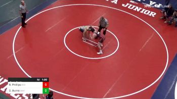212 lbs Semifinal - Bryce Phillips, Red Land vs Dante Burns, Central Bucks East