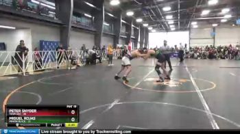 160 lbs Round 3 (6 Team) - Peter Snyder, Team USA vs Miguel Rojas, Minion Black
